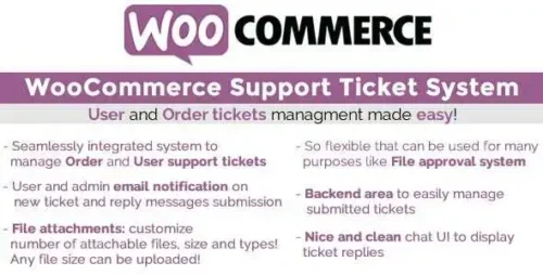 WooCommerce Support Ticket System GPL v17.9 | Provide Store Support